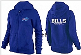 Womens Buffalo Bills Team Logo 2015 Full Zip Hoodie-32,baseball caps,new era cap wholesale,wholesale hats