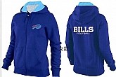 Womens Buffalo Bills Team Logo 2015 Full Zip Hoodie-35,baseball caps,new era cap wholesale,wholesale hats