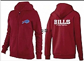 Womens Buffalo Bills Team Logo 2015 Full Zip Hoodie-36,baseball caps,new era cap wholesale,wholesale hats