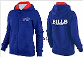Womens Buffalo Bills Team Logo 2015 Full Zip Hoodie-41,baseball caps,new era cap wholesale,wholesale hats