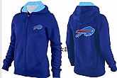 Womens Buffalo Bills Team Logo 2015 Full Zip Hoodie-54,baseball caps,new era cap wholesale,wholesale hats