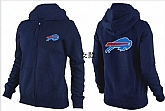 Womens Buffalo Bills Team Logo 2015 Full Zip Hoodie-58,baseball caps,new era cap wholesale,wholesale hats