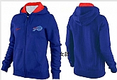 Womens Buffalo Bills Team Logo 2015 Full Zip Hoodie-75,baseball caps,new era cap wholesale,wholesale hats