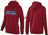 Womens Carolina Panthers Team Logo 2015 Full Zip Hoodie-14,baseball caps,new era cap wholesale,wholesale hats