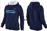 Womens Carolina Panthers Team Logo 2015 Full Zip Hoodie-16,baseball caps,new era cap wholesale,wholesale hats