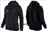 Womens Carolina Panthers Team Logo 2015 Full Zip Hoodie-37,baseball caps,new era cap wholesale,wholesale hats