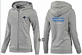 Womens Carolina Panthers Team Logo 2015 Full Zip Hoodie-44,baseball caps,new era cap wholesale,wholesale hats