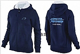 Womens Carolina Panthers Team Logo 2015 Full Zip Hoodie-45,baseball caps,new era cap wholesale,wholesale hats