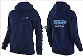 Womens Carolina Panthers Team Logo 2015 Full Zip Hoodie-50,baseball caps,new era cap wholesale,wholesale hats