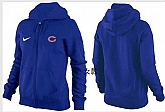 Womens Chicago Bears Team Logo 2015 Full Zip Hoodie-61,baseball caps,new era cap wholesale,wholesale hats