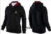 Womens Chicago Bears Team Logo 2015 Full Zip Hoodie-65,baseball caps,new era cap wholesale,wholesale hats