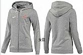 Womens Chicago Bears Team Logo 2015 Full Zip Hoodie-76,baseball caps,new era cap wholesale,wholesale hats