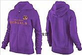 Womens Cincinnati Bengals Team Logo 2015 Full Zip Hoodie-12,baseball caps,new era cap wholesale,wholesale hats