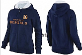 Womens Cincinnati Bengals Team Logo 2015 Full Zip Hoodie-15,baseball caps,new era cap wholesale,wholesale hats