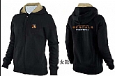 Womens Cincinnati Bengals Team Logo 2015 Full Zip Hoodie-55,baseball caps,new era cap wholesale,wholesale hats