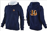 Womens Cincinnati Bengals Team Logo 2015 Full Zip Hoodie-63,baseball caps,new era cap wholesale,wholesale hats