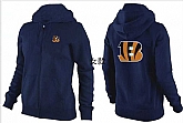 Womens Cincinnati Bengals Team Logo 2015 Full Zip Hoodie-69,baseball caps,new era cap wholesale,wholesale hats