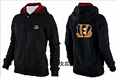 Womens Cincinnati Bengals Team Logo 2015 Full Zip Hoodie-77,baseball caps,new era cap wholesale,wholesale hats