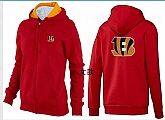 Womens Cincinnati Bengals Team Logo 2015 Full Zip Hoodie-79,baseball caps,new era cap wholesale,wholesale hats