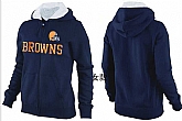 Womens Cleveland Browns Team Logo 2015 Full Zip Hoodie-16,baseball caps,new era cap wholesale,wholesale hats