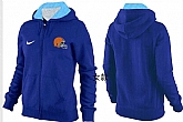 Womens Cleveland Browns Team Logo 2015 Full Zip Hoodie-65,baseball caps,new era cap wholesale,wholesale hats