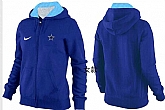 Womens Dallas Cowboys Team Logo 2015 Full Zip Hoodie-34,baseball caps,new era cap wholesale,wholesale hats