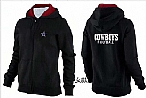 Womens Dallas Cowboys Team Logo 2015 Full Zip Hoodie-52,baseball caps,new era cap wholesale,wholesale hats