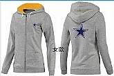 Womens Dallas Cowboys Team Logo 2015 Full Zip Hoodie-57,baseball caps,new era cap wholesale,wholesale hats