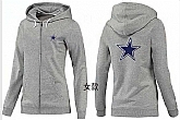 Womens Dallas Cowboys Team Logo 2015 Full Zip Hoodie-58,baseball caps,new era cap wholesale,wholesale hats