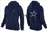 Womens Dallas Cowboys Team Logo 2015 Full Zip Hoodie-64,baseball caps,new era cap wholesale,wholesale hats