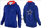 Womens Dallas Cowboys Team Logo 2015 Full Zip Hoodie-67,baseball caps,new era cap wholesale,wholesale hats