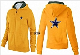 Womens Dallas Cowboys Team Logo 2015 Full Zip Hoodie-70,baseball caps,new era cap wholesale,wholesale hats