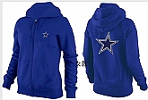 Womens Dallas Cowboys Team Logo 2015 Full Zip Hoodie-74,baseball caps,new era cap wholesale,wholesale hats