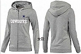 Womens Dallas Cowboys Team Logo 2015 Full Zip Hoodie-76,baseball caps,new era cap wholesale,wholesale hats