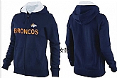 Womens Denver Broncos Team Logo 2015 Full Zip Hoodie-16,baseball caps,new era cap wholesale,wholesale hats