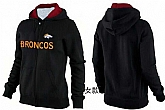 Womens Denver Broncos Team Logo 2015 Full Zip Hoodie-21,baseball caps,new era cap wholesale,wholesale hats