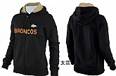 Womens Denver Broncos Team Logo 2015 Full Zip Hoodie-23,baseball caps,new era cap wholesale,wholesale hats