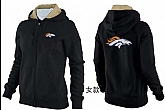 Womens Denver Broncos Team Logo 2015 Full Zip Hoodie-38,baseball caps,new era cap wholesale,wholesale hats