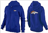 Womens Denver Broncos Team Logo 2015 Full Zip Hoodie-43,baseball caps,new era cap wholesale,wholesale hats