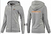 Womens Denver Broncos Team Logo 2015 Full Zip Hoodie-46,baseball caps,new era cap wholesale,wholesale hats