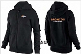 Womens Denver Broncos Team Logo 2015 Full Zip Hoodie-50,baseball caps,new era cap wholesale,wholesale hats