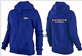 Womens Denver Broncos Team Logo 2015 Full Zip Hoodie-61,baseball caps,new era cap wholesale,wholesale hats