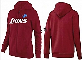 Womens Detroit Lions Team Logo 2015 Full Zip Hoodie-14,baseball caps,new era cap wholesale,wholesale hats