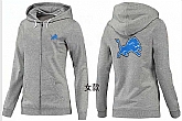 Womens Detroit Lions Team Logo 2015 Full Zip Hoodie-27,baseball caps,new era cap wholesale,wholesale hats