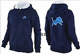 Womens Detroit Lions Team Logo 2015 Full Zip Hoodie-28,baseball caps,new era cap wholesale,wholesale hats