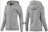 Womens Green Bay Packers Team Logo 2015 Full Zip Hoodie-101,baseball caps,new era cap wholesale,wholesale hats