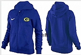 Womens Green Bay Packers Team Logo 2015 Full Zip Hoodie-120,baseball caps,new era cap wholesale,wholesale hats