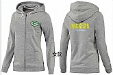 Womens Green Bay Packers Team Logo 2015 Full Zip Hoodie-27,baseball caps,new era cap wholesale,wholesale hats