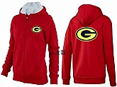 Womens Green Bay Packers Team Logo 2015 Full Zip Hoodie-65,baseball caps,new era cap wholesale,wholesale hats