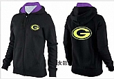 Womens Green Bay Packers Team Logo 2015 Full Zip Hoodie-76,baseball caps,new era cap wholesale,wholesale hats